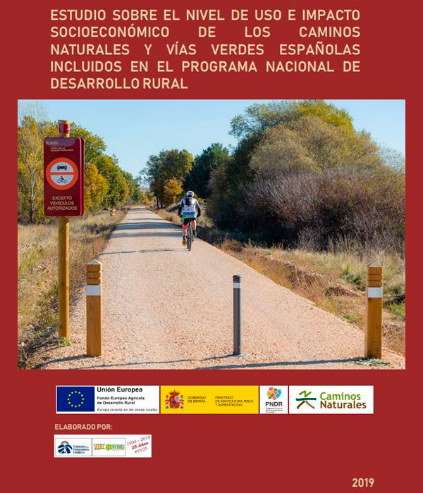 Estudio sobre el nivel de uso e impacto socioeconmico de los Caminos Naturales y Vas Vedes espaolas incluidos en el Programa Nacional de Desarrollo Rural (2019)