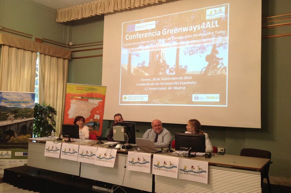 Celebrada en la sede de la FFE la Conferencia Greenways4ALL: Turismo Accesible en Vas Verdes de Europa