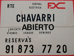 Restaurante Central Elctrica de Chavarri