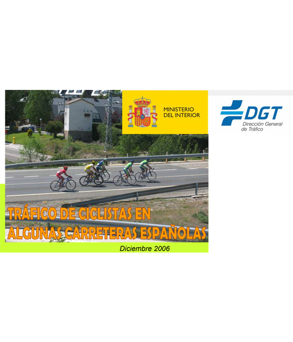 Estudio sobre “Tráfico de ciclistas en algunas carreteras españolas” - 2006