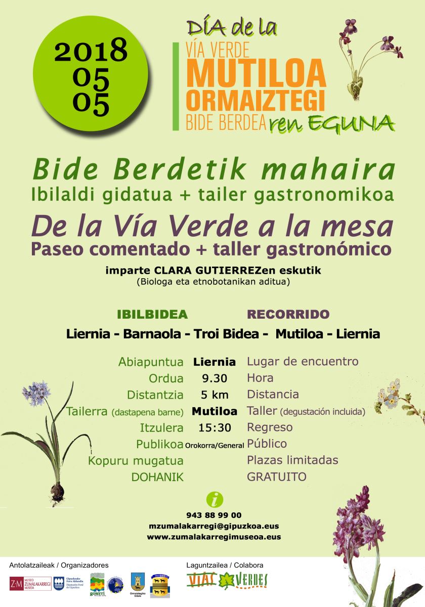 Va Verde de Mutiloa - Ormaiztegi (Gipuzkoa). 5 de mayo