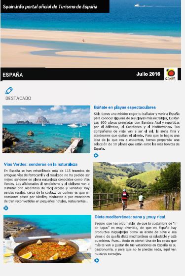 Spain.info portal oficial del Turismo de Espaa