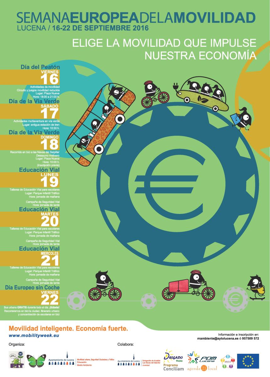 Cartel Semana Europea de la Movilidad