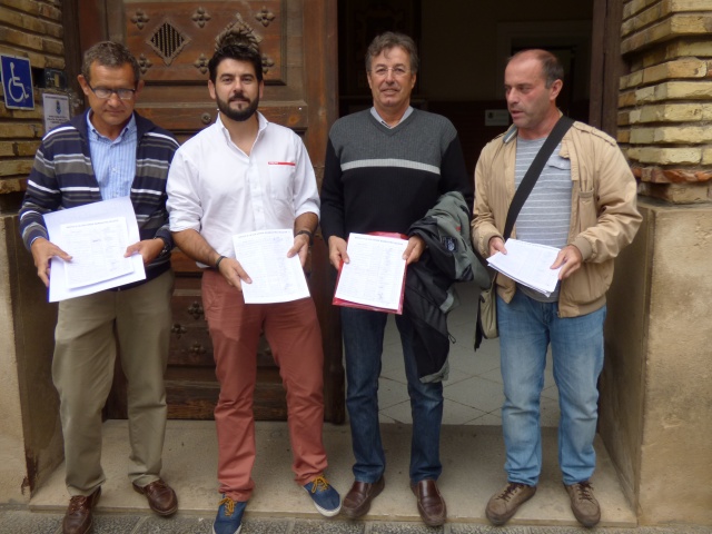Recogida de firmas para promover la Va Verde entre Barbastro y Selgua (Huesca)