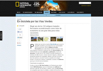 Las Vas Verdes en la web National Geographic