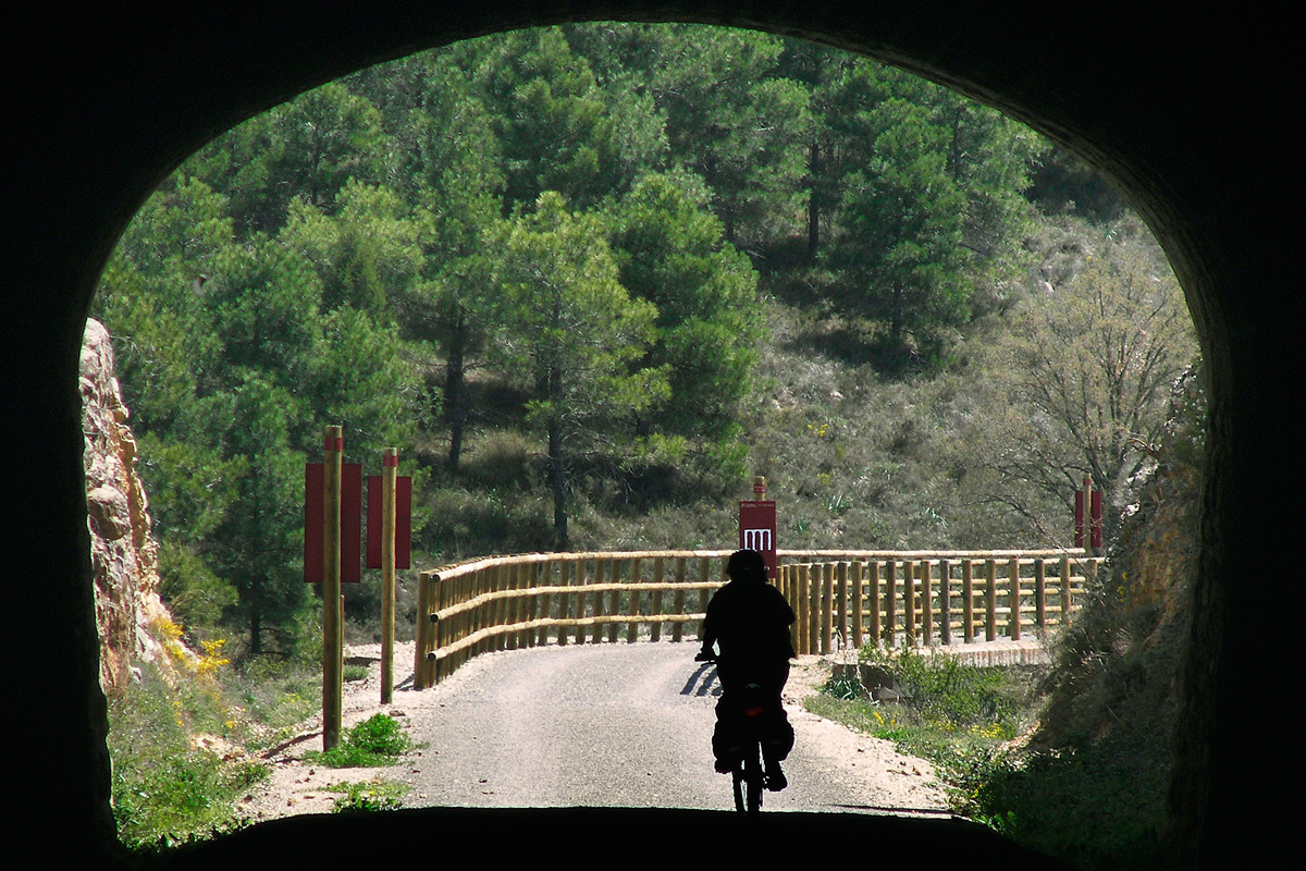 Vía Verde de Ojos Negros (Teruel) - Descripción de la ruta