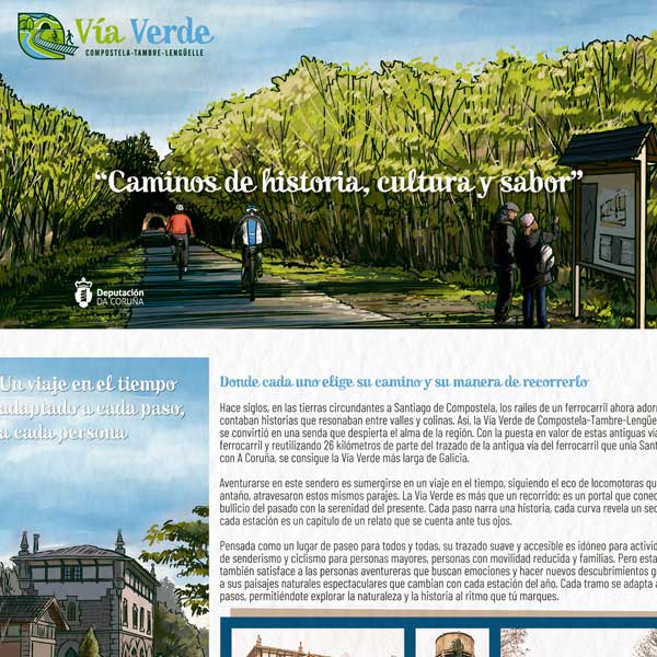 Folleto Va Verde Compostela-Tambre-Lengelle