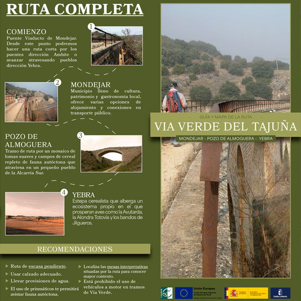 Folleto Vía Verde del Tajuña