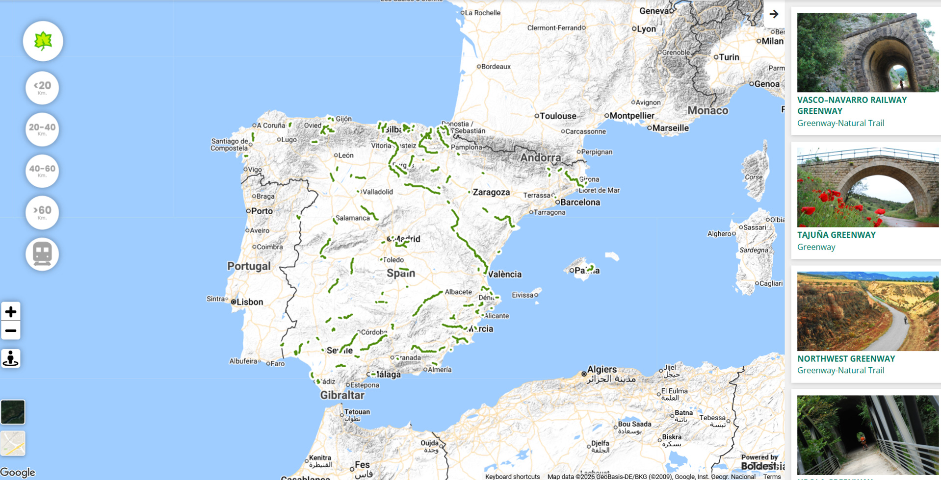 Mapa V�as Verdes
