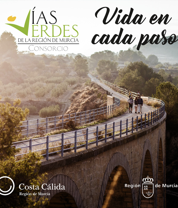 Folleto divulgativo “Vías Verdes de la Región de Murcia” - 2022