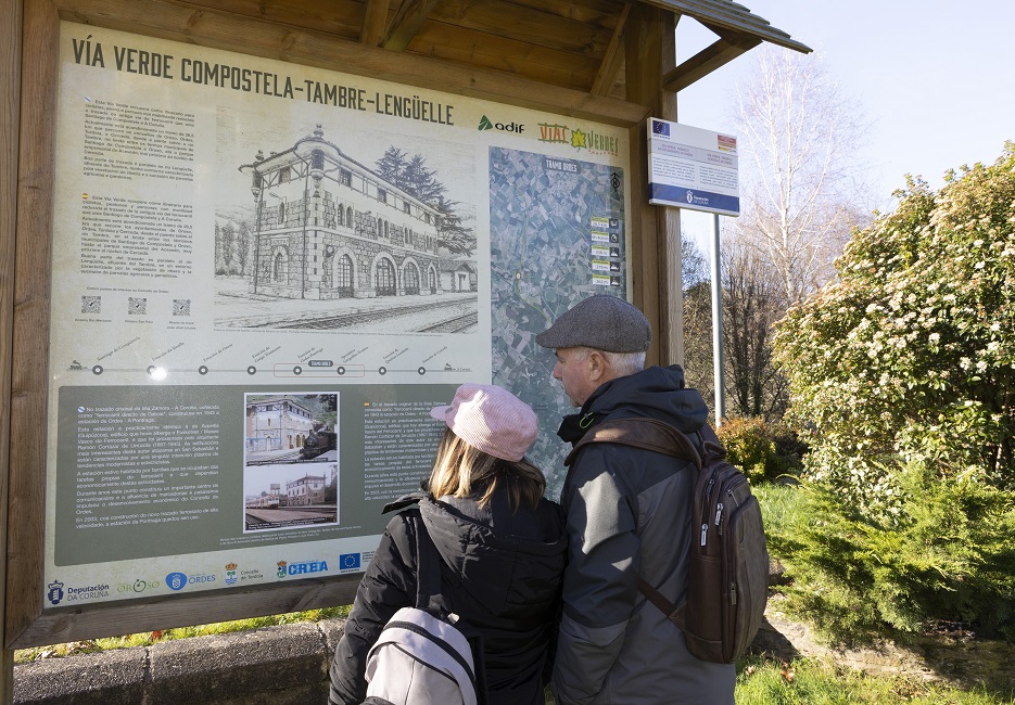 Fuerte Impulso a la Va Verde Compostela  Tambre  Lengelle, A Corua