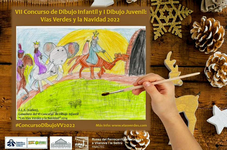 Bases del VII Concurso de Dibujo Infantil y I de Dibujo Juvenil: Vas Verdes y la Navidad